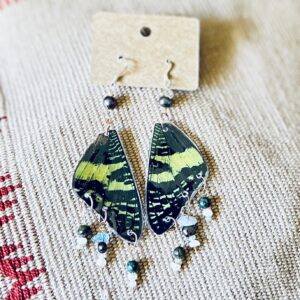 African sunset earrings