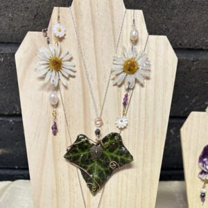 woodland Fairy real Ivy necklace