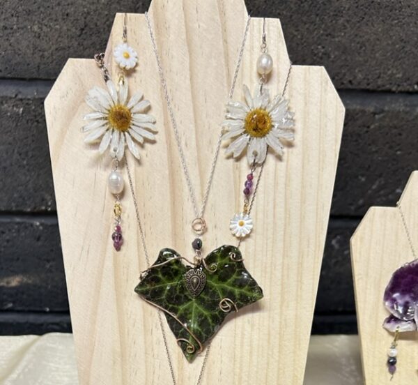 woodland Fairy real Ivy necklace